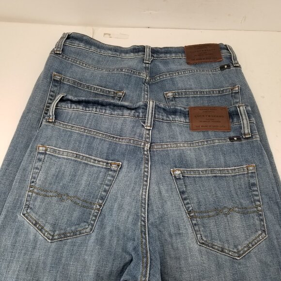 Lucky Brand 410 Athletic Slim Jeans Men's 30x31 Stretch Blue Zipper Button - Picture 3 of 6